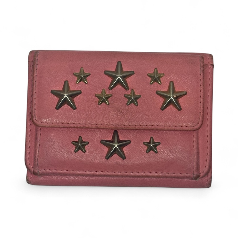 Jimmy Choo Coral Wallet with Star Accents